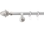 Gardinenstange SN DECO GROUP, silber (chrom matt), L:150cm Ø:19mm, Gardinenstangen, Gardinenstange