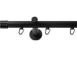 Gardinenstange SN DECO GROUP, schwarz, L:220cm Ø:19mm, Gardinenstangen, Gardinenstange