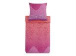 Bettwäsche BASSETTI "Bettgarnitur", pink (fuchsia), B/L: 135cm x 200cm, Jersey, B/L:, Jersey, Obermaterial: 100% Baumwolle CO., Bettwäsche, Bettwäsche, aus reinem Baumwollsatin