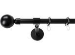 Gardinenstange SN DECO GROUP, weiß (schwarz), L:150cm Ø:19mm, Gardinenstangen, Gardinenstange