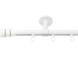 Gardinenstange SN DECO GROUP "Gardinenstange Innenlauf Rennes Ø 19 mm, 1-läufig, Fixmaß, verschraubt", weiß, L:200cm Ø:19mm, Gardinenstangen, Gardinenstange