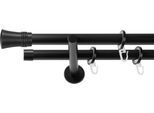 Gardinenstange SN DECO GROUP, schwarz, L:120cm Ø:19mm, Gardinenstangen, Gardinenstange