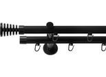 Gardinenstange SN DECO GROUP, schwarz, L:160cm Ø:19mm, Gardinenstangen, Gardinenstange