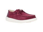 HEYDUDE Wendy Corduroy Leo Polyester Damesschoenen Bourgondië