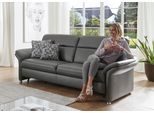 3-Sitzer DIE PLANBAR "PN-EM16031, Breite 228 cm, ohne Kopfstützen", grau, B:228cm H:96cm T:92cm, Sofas, 3-Sitzer, wahlweise mit Relaxauszug