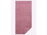 Handtuch Gr. 5, rosa (altrosa), B:30cm L:50cm, 100% Baumwolle, Handtücher, Handtuch