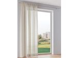 Gardine HEINE HOME Gr. 6, beige, B:290cm H:175cm, Polyester, Gardinen, Gardine