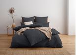 Bettwäsche OTTO HOME "Luisa", grau (anthrazit), B/L: 155cm x 220cm, 1 Stk., 1 Stk., Renforcé, B/L: 80cm x 80cm, 2 Stk., Renforcé, Obermaterial: 100% Baumwolle, Bettwäsche, Bettwäsche, 4 Qualitäten für dein perfektes Schlafgefühl (von Komfort bis Premium)