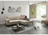 Ecksofa DIE PLANBAR "ZE-EM20028 L-Form, Breite 248 cm", beige (stone), B:248cm H:91cm T:179cm, 95% Polyester;5% Nylon, Sofas, Ecksofa, wahlweise mit Kopfstützen und Sitztiefenverstellung