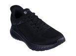 Skechers BOBS Sport Squad Chaos Solid Step Herren Schwarz / Schwarze Sohle Sneakers