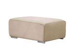 Hocker OTTO HOME "BEATRICE mit Wellenfederung, Maße B/T/H: 100/68/45 cm", beige (creme), B:100cm H:45cm T:68cm, 100% Polyester, Hocker, Hocker, passend zur "Beatrice"-Serie, in hochwertiger Verarbeitung