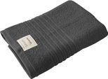 Handtuch DYCKHOFF "Nature", grau (anthrazit), B:50cm L:100cm, Frottier, Obermaterial: 100% Baumwolle, Handtücher, Handtuch