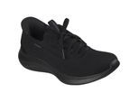Skechers Ultra Flex 4.0 Polyester Damen Schwarz / Schwarze Sohle Sneakers