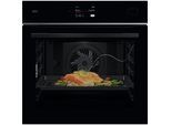 AEG Backofen "TB8SB72WAB", Energieeffizienz: A++, schwarz, B:59,4cm H:59,4cm T:56,7cm, Backöfen, SteamPro Multidampfgarer: backen, braten, schmoren und 100% dampfgaren, Backofen