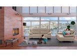2-Sitzer CALIA ITALIA "Cezanne, italienisches Design trifft erstklassigen Sitzkomfort, Leder", beige (1511 beige), B:180cm H:90cm T:109cm, Sofas, 2-Sitzer, Edles Designsofa in besonders langlebigen & pflegeleichten Lederarten