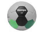 Handball KEMPA "Handball Leo" Gr. 1, grau (grau, schwarz, grün), Bälle, Herren, 1, Handball