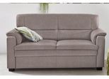 2-Sitzer SIT & MORE "Pisa", grau (steel), B:133cm H:89cm T:90cm, Luxus-Microfaser (90% Polyester, 10% Polyamid);Struktur (100% Polyester);Luxus-Microfaser ALTARA NUBUCK (100% Polyester), Sofas, 2-Sitzer, mit Federkern