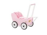 Puppenwagen PINOLINO "Prinzessin Lea", rosa, Puppenwagen, KinderB:55cm H:58cm T:35cm, Holz, Puppenwagen, Made in Europe, B:55cm H:58cm T:35cm