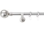 Gardinenstange SN DECO GROUP, silber (chrom matt), L:400cm Ø:19mm, Gardinenstangen, Gardinenstange