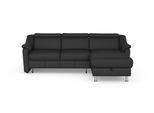 Ecksofa SIT & MORE "Freetown L-Form", schwarz, B:257cm H:84cm T:166cm, Sofas, Ecksofa, inklusive Kopfteilverstellung und komfortablem Federkern