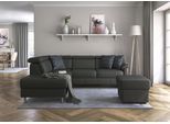 Ecksofa SIT & MORE "Freetown L-Form", schwarz, B:252cm H:84cm T:216cm, Sofas, Ecksofa, inklusive Kopfteilverstellung und komfortablem Federkern