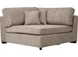 Sofa HOME AFFAIRE "Skara XXL", beige (dunkelbeige), B:130cm H:86cm T:130cm, 100% Polyester, Sofas, Sofa, Eckelement zur individuellen Polstergarnitur-Gestaltung