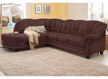 Ecksofa HOME AFFAIRE "Camelita, Landhaus Sofa, 2 Varianten: Recamiere- oder Ottomane, L-Form", braun (mokka), B:231cm H:86cm T:81cm, MELROSE/Struktur (100% Polyester);Microfaser PRIMABELLE (100% Polyester);MELROSE (100% Polyester), Sofas, Ecksofa, wahlweise mit Bettfunktion