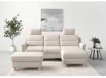 Ecksofa SIT & MORE "Farö L-Form", grau (elephant), B:234cm H:90cm T:168cm, Sofas, Ecksofa, inklusive Federkern, wahlweise mit Schlaffunktion und Bettkasten