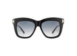 Tom Ford Zonnebril DASHA FT0822 01B Glanzende Zwarte Rookverloop