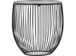 Beistelltisch MIRRORS AND MORE "PATTY", silberfarben 1, H:43cm, Tische, Beistelltisch