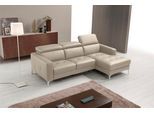 Ecksofa EGOITALIANO "Matt, erstklassiger Sitzkomfort, aufwendige Detailverarbeitung, L-Form", grün (pistazie), B:247cm H:100cm, Leder »BULL« (echtes Rindsleder). Geschliffenes, pigmentiertes und behandeltes Rindsleder mit einer Dicke von 1, 3-1, 5 mm. Dieses Leder zeigt eine ziemlich weiche Hand mit einem halb undurchsichtigen Aussehen. Es handelt sich um ein geschütztes Leder. Eine leichte Decksc
