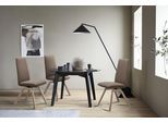 Polsterstuhl STRESSLESS "Laurel", braun (mole batick, walnuss), B:49cm H:105cm T:60cm, Leder BATICK: BATICK ist ein leicht korrigiertes, durchgefärbtes und genarbtes Möbelleder, bei dem die meisten Unebenheiten und Spuren in der Regel entfernt wurden., Stühle, Polsterstuhl, High Back, Größe L, mit schräggestellten Beinen in Walnuss