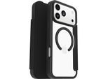 OTTERBOX Handyhülle "React Series Folio für Apple iPhone 17 Pro Max", schwarz-weiß (schwarz crystal), Smartphones, Hüllen, Backcover, Schutzhülle, Handyschutzhülle, Case, Schutzcase, stoßfest, Handyhülle