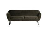 Livetastic , Grün , Textil , Birke , Füllung: Polyetherschaumkern , 187x75x82 cm , Made in EU ,