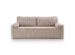 Mid.you , Greige , Textil , Füllung: Polyurethan (PUR),Polyurethan (Pur) , 225x96x93 cm , Made in EU, FSC MIX ,