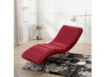 Livetastic , Weinrot , Textil , 65x65-95x171 cm , Made in EU , Relaxfunktion, Rücken echt ,