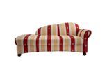 Livetastic , Rot , Textil , Buche , Streifen , 190x84x86 cm , Made in EU , seitenverkehrt erhältlich, Rücken echt, Armteil rechts ,