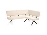 Livetastic , Beige , Metall, Textil , L-Form , 190x150 cm ,