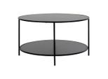 Mid.you , Schwarz , Holzwerkstoff , rund , 80x45x80 cm , FSC 100% , rostfrei, einfacher Aufbau ,