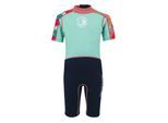 Regatta Kinder/Kids Tropical Leaves Wetsuit (Aruba Blauw/Navy)