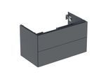 Geberit One Waschtisch-Unterschrank 505263003 88,8 x 50,4 x 47 cm, lava/lackiert matt, 2 Schubladen