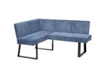 Livetastic , Dunkelblau , Metall, Textil , L-Form , 160x130 cm ,