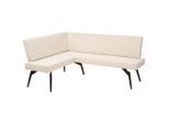 Mid.you , Beige , Metall, Textil , L-Form , 190x150 cm ,