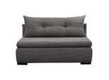 Mid.you , Grau , Textil , Füllung: Schaumstoff , 154x93x85 cm , Made in EU , Liegefunktion ,