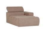 Livetastic , Taupe , Textil , 173x86x109 cm , Made in EU , Rücken echt, Armteil rechts ,