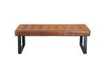 Livetastic , Braun , Metall, Textil , 140x49x48 cm ,