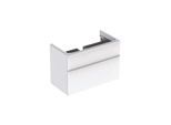 Geberit Smyle Square Waschtisch-Unterschrank 500354001 88,4x61,7x47cm, weiß hochglanz, 2 Schubladen