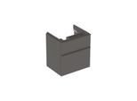 Geberit Smyle Square Waschtisch-Unterschrank 500352JK1 58,4x61,7x47cm, lava matt, 2 Schubladen