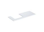 Geberit One Waschtisch-Platte 505305001 120 x 3 x 47 cm, weiß/lackiert hochglänzend, Ausschnitt links