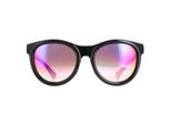 Moncler zonnebril ml0087 01c glanzende zwarte rookspiegel